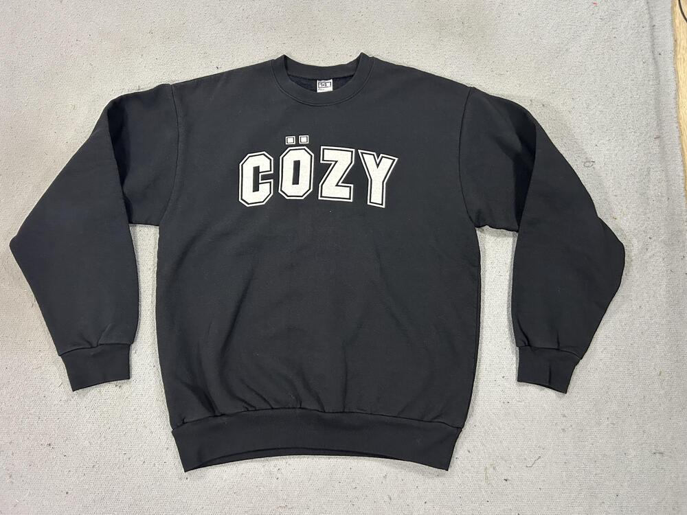 Los Angeles Apparel Sweatshirt Mens Medium 14 oz Heavy Fleece Cozy Crewneck USA